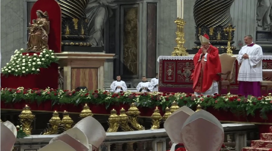 Imagen del contenido Homilía del Card. Re en la Misa «Pro eligendo Romano Pontifice»