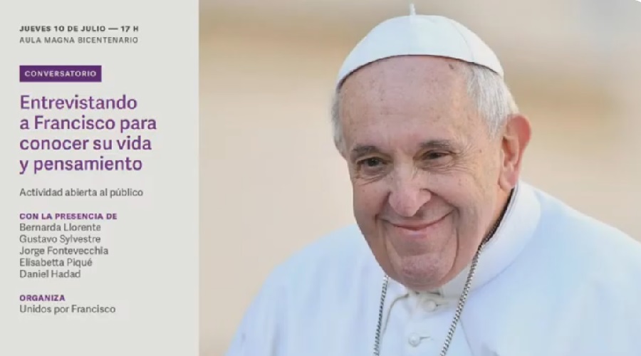 Imagen del contenido Se desarrolló el Conversatorio «Entrevistando a Francisco para conocer su vida y su pensamiento»