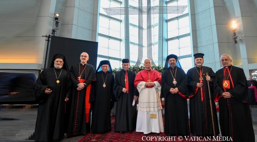 Imagen del contenido León XIV | Viaje Apostólico al Líbano: Encuentro con los obispos, sacerdotes, consagrados y los agentes…