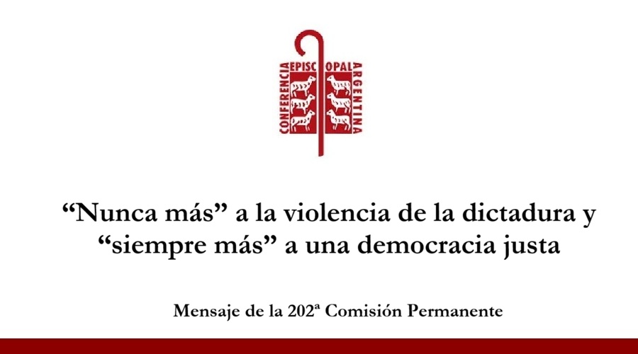 Imagen del contenido Mensaje de la 202ª Comisión Permanente | “Nunca más” a la violencia de la dictadura y “siempre más”…