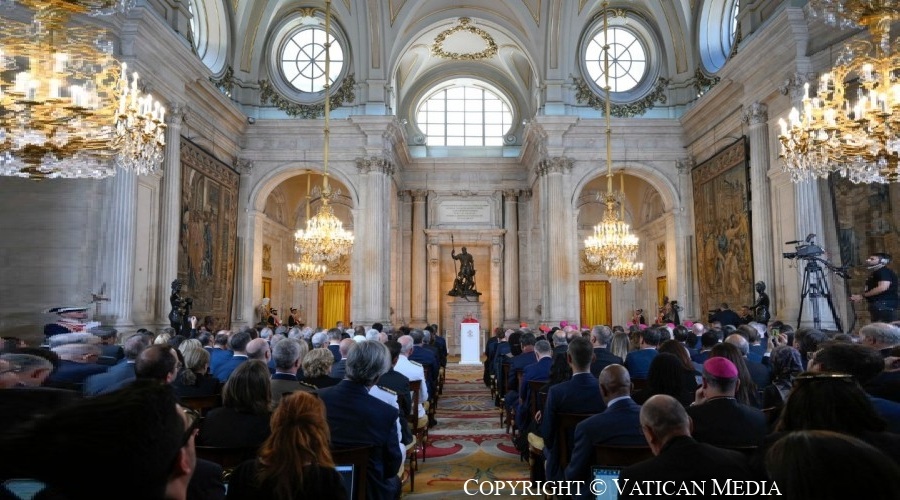 Imagen del contenido V.A. a España | Discurso del Papa León XIV en el Encuentro con Autoridades, Sociedad Civil y Cuerpo…
